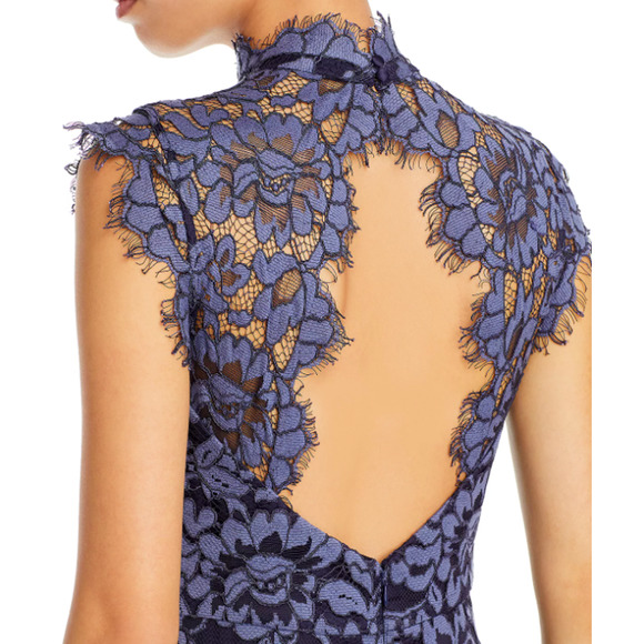 Eliza J Lace Cutout Back Gown Size 8 NWT $278 - Picture 4 of 11